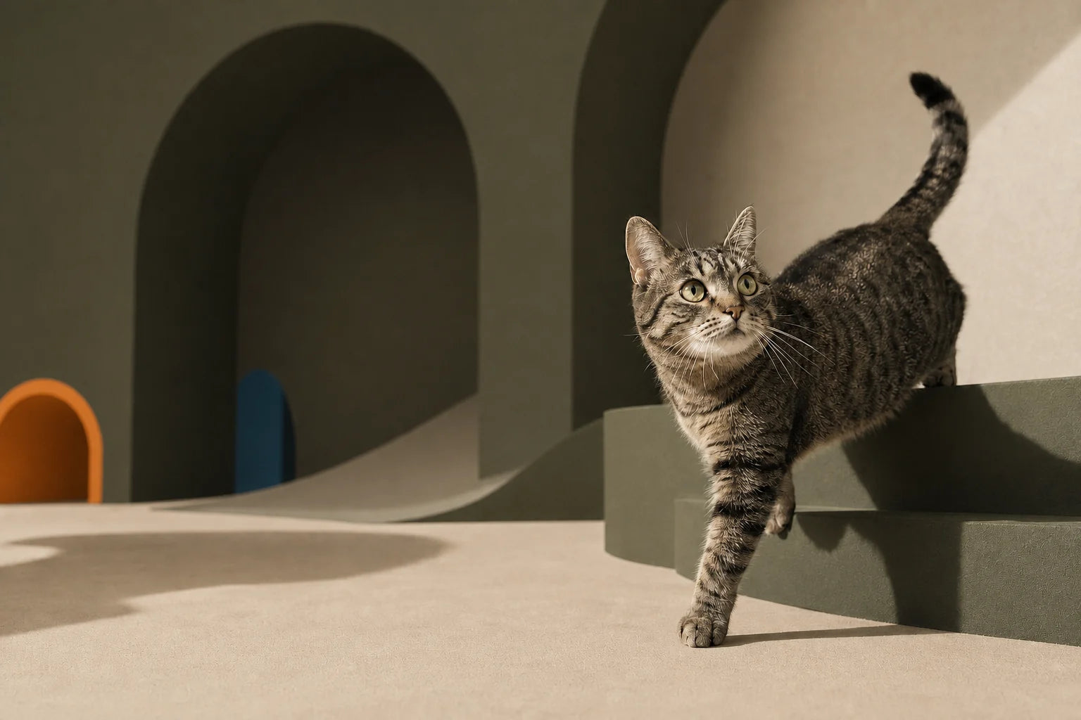 A cat among PAWMART essentials