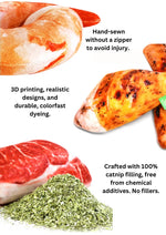 100% Silvervine/Catnip Filled Grocery Cuddle Toy CATWANT