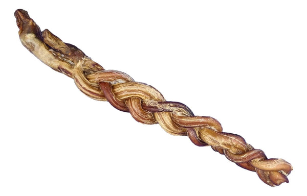 11"+ Braided Lamb Pizzle Stick Only One Treats