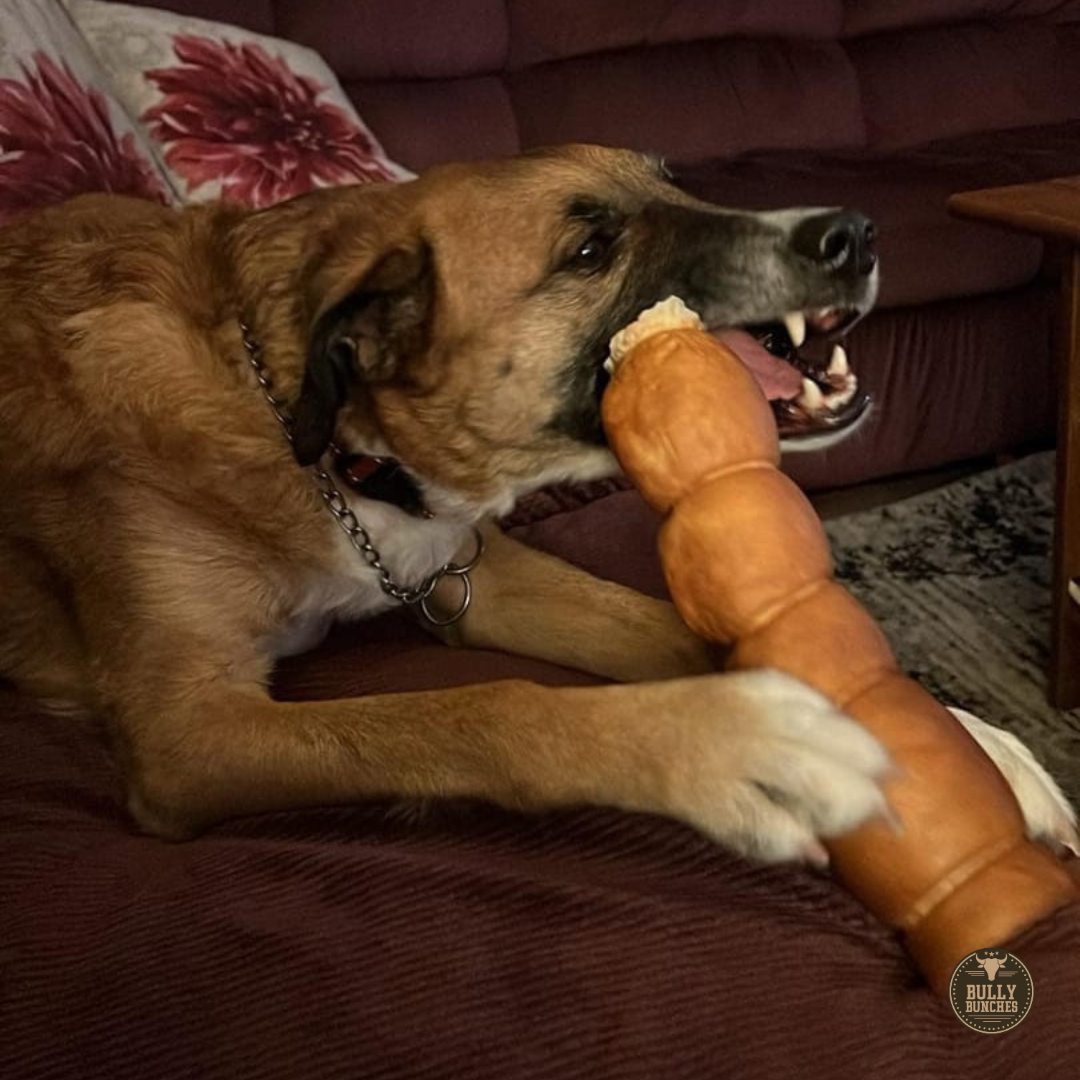 10-12 Inch Peanut Butter Cheek Roll Dog Chews