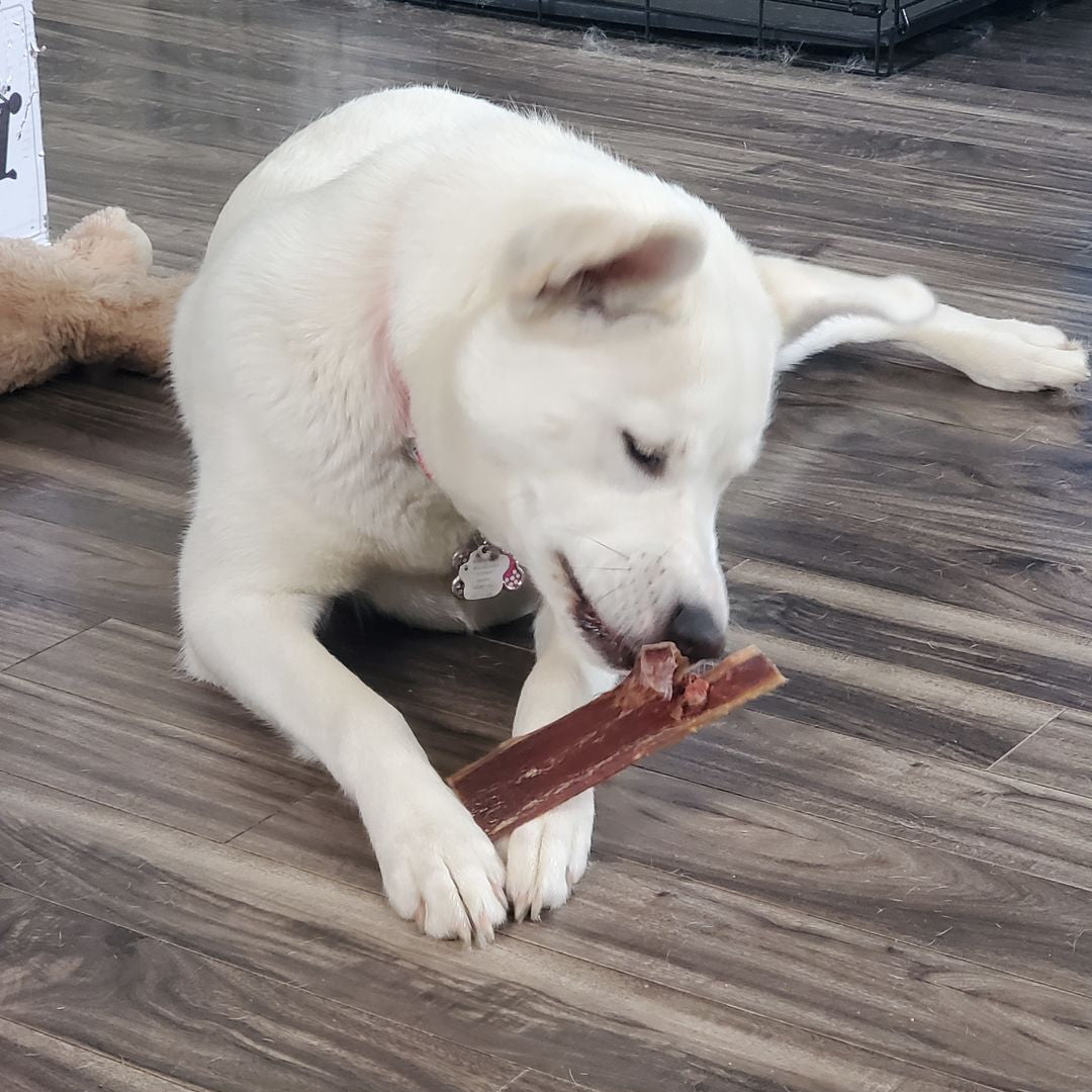 6 Inch Beef Jerky Strip Dog Treats, product photo 2 of 6