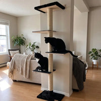 72 inches Wall Mounted Cat Tower - Perfect for small spaces Noba Animal Co.