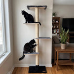 72 inches Wall Mounted Cat Tower - Perfect for small spaces Noba Animal Co.
