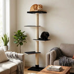 72 inches Wall Mounted Cat Tower - Perfect for small spaces Noba Animal Co.