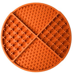 8" Silicone Lick Mat - Orange Only One Treats