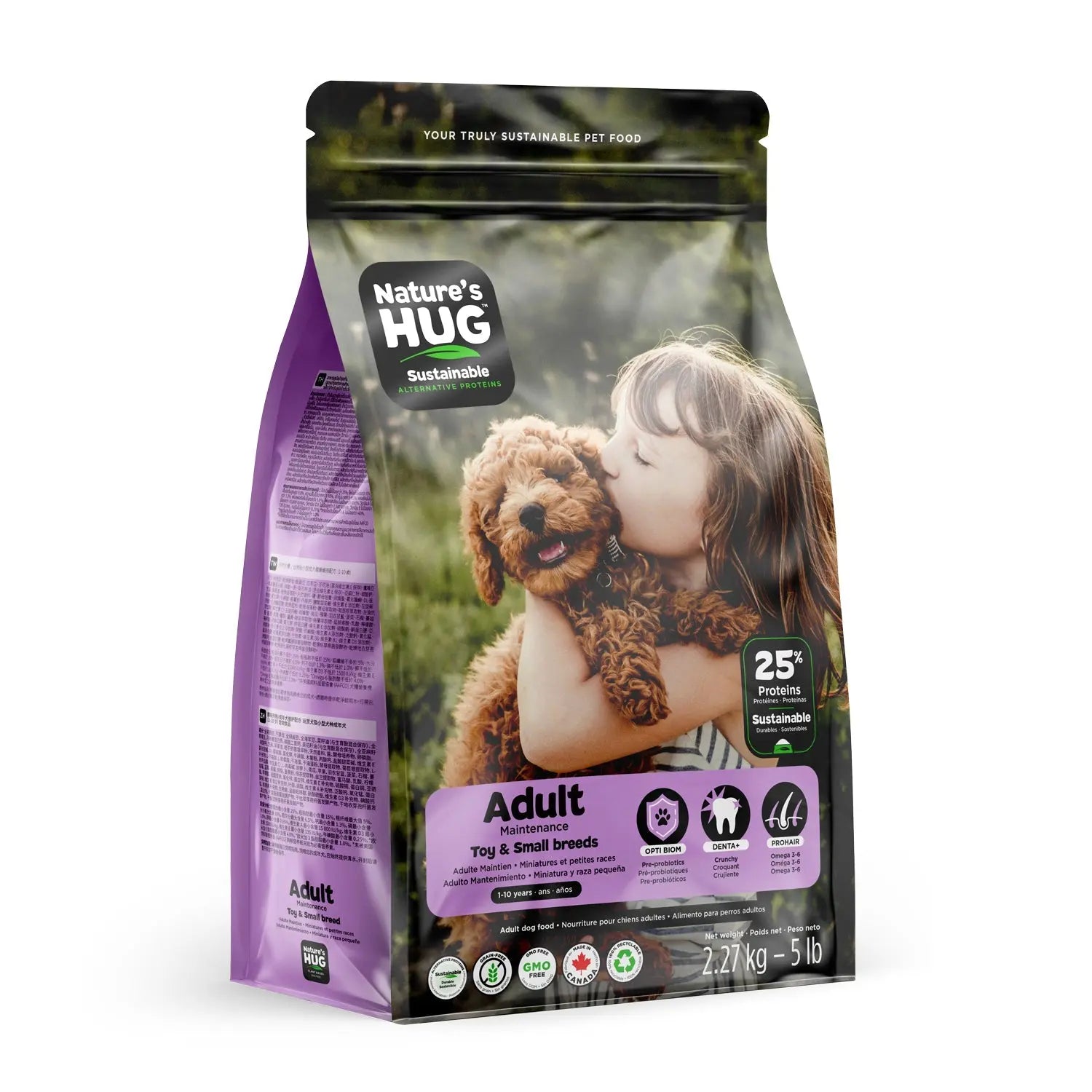 Adult, Dog Food for Toy & Small Breeds, (1-10 Years) With SRT™ Nature’s HUG™ Pet Food Inc.