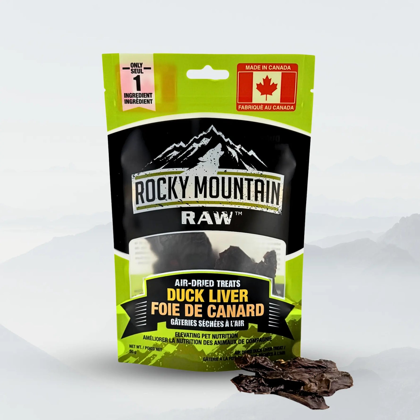 Air Dried Duck Liver 50G ROCKY MOUNTAIN RAW