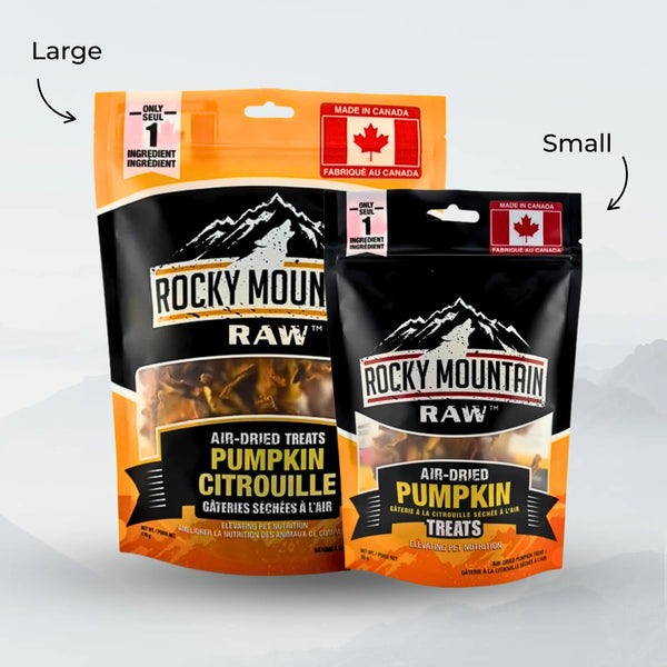Air Dried Pumpkin Treats ROCKY MOUNTAIN RAW