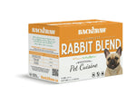 BACK2RAW - COMPLETE RABBIT BLEND - 4LB BOX  - Raw for Dogs BACK2RAW