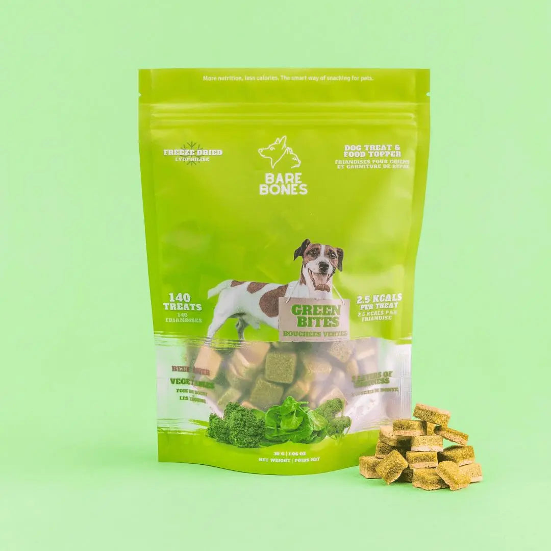 BARE BONE- GREEN BITS - LIVER TREATS - PAWMART.ca