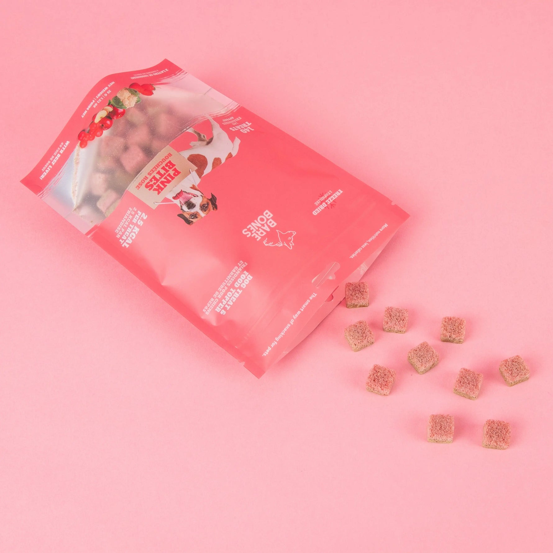 BARE BONE- PINK BITES - LIVER TREATS Bare Bones