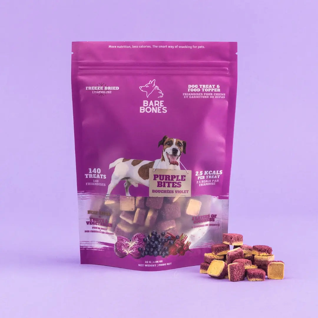 BARE BONE- PURPLE BITES - LIVER TREATS Bare Bones