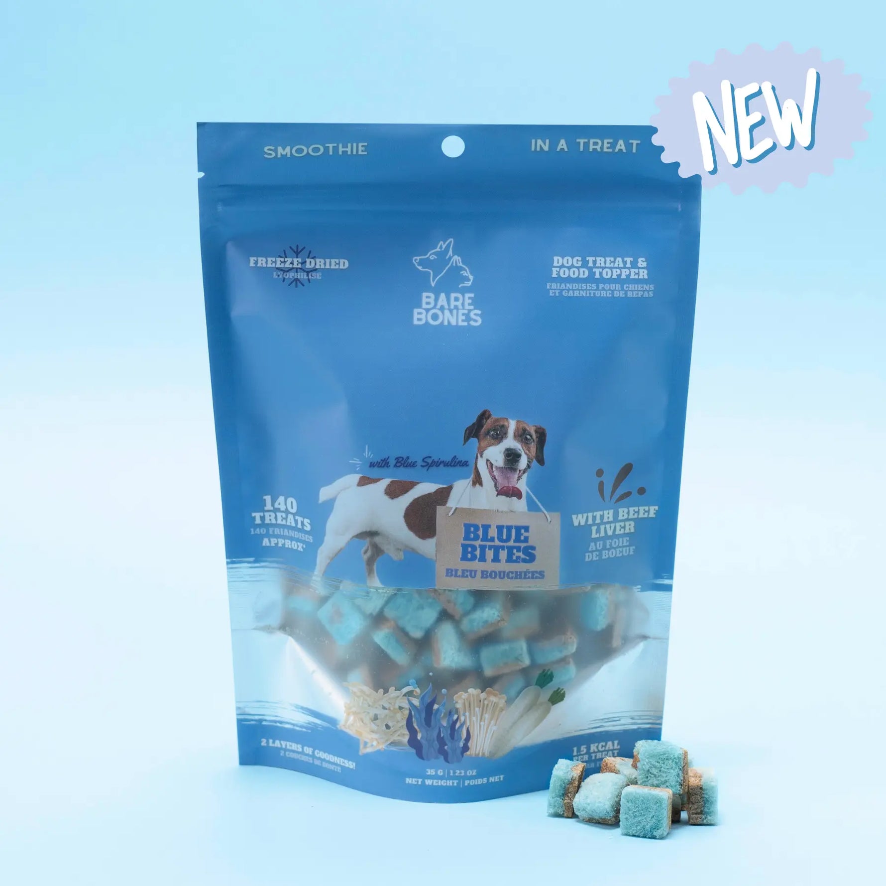 BARE BONES - BLUE BITES -LIVER TREATS Bare Bones