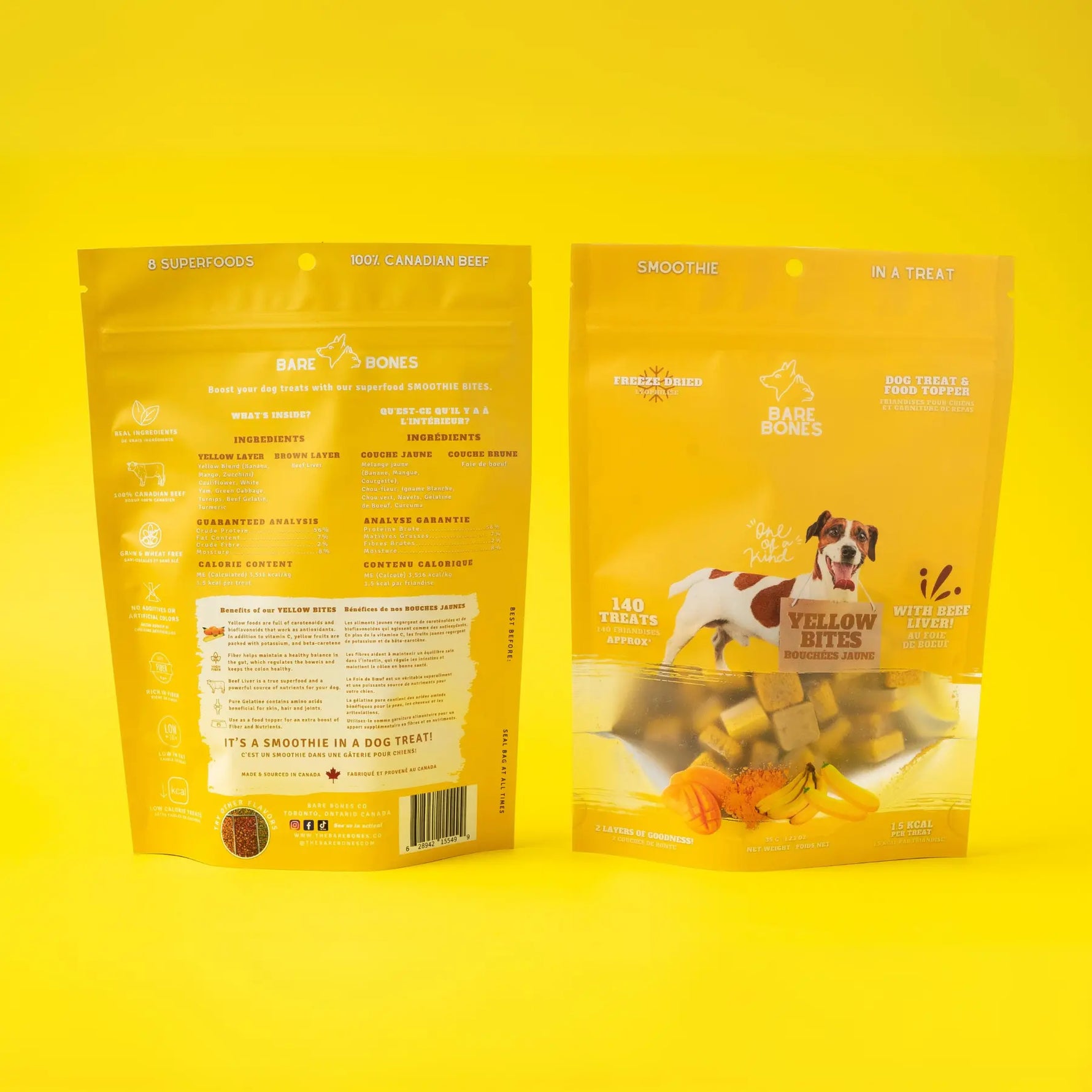 BARE BONES - YELLOW BITES - LIVER TREATS PAWMART Pet Store - Grooming - Toronto