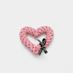 BARKHOLIC - Pink Heart Rope Dog Toy - PAWMART.ca