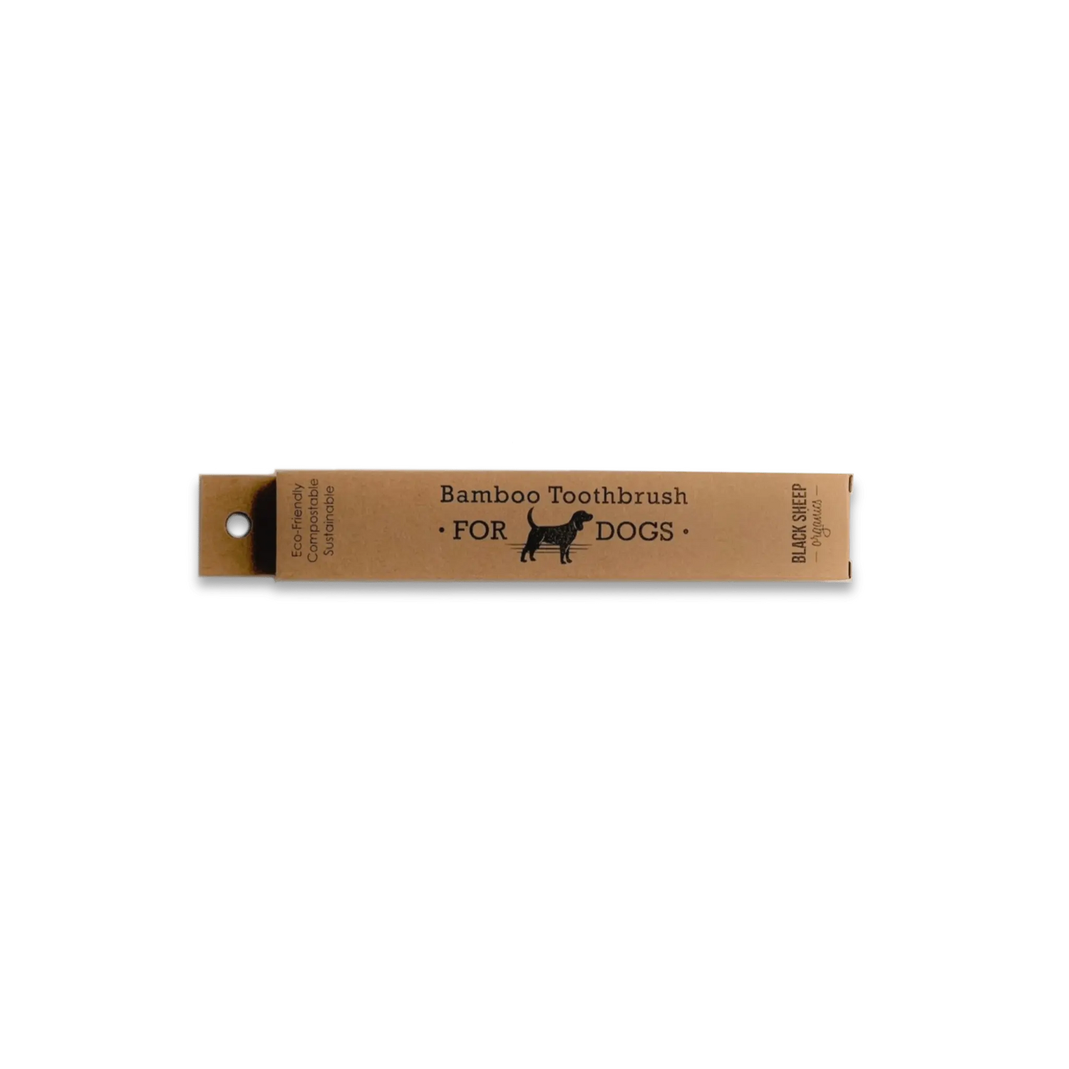 Bamboo Dog Toothbrush - Soft Black Sheep Organics