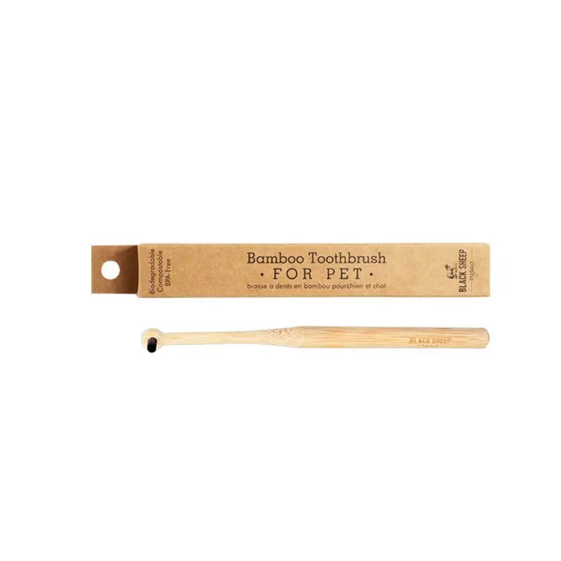 Bamboo Pet Toothbrush - XS Black Sheep Organics