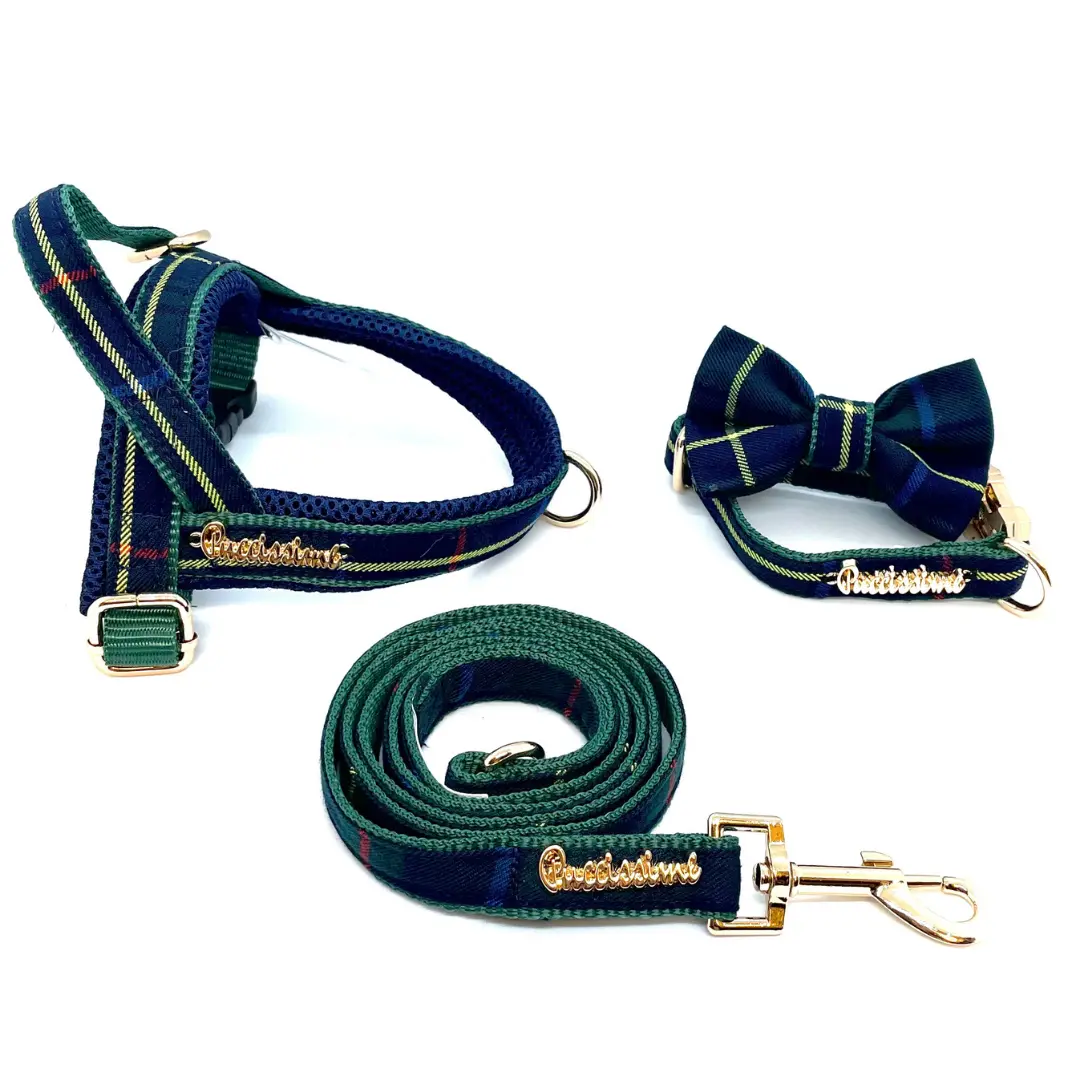 Barclay leash with hands-free extension Puccissimé Pet Couture