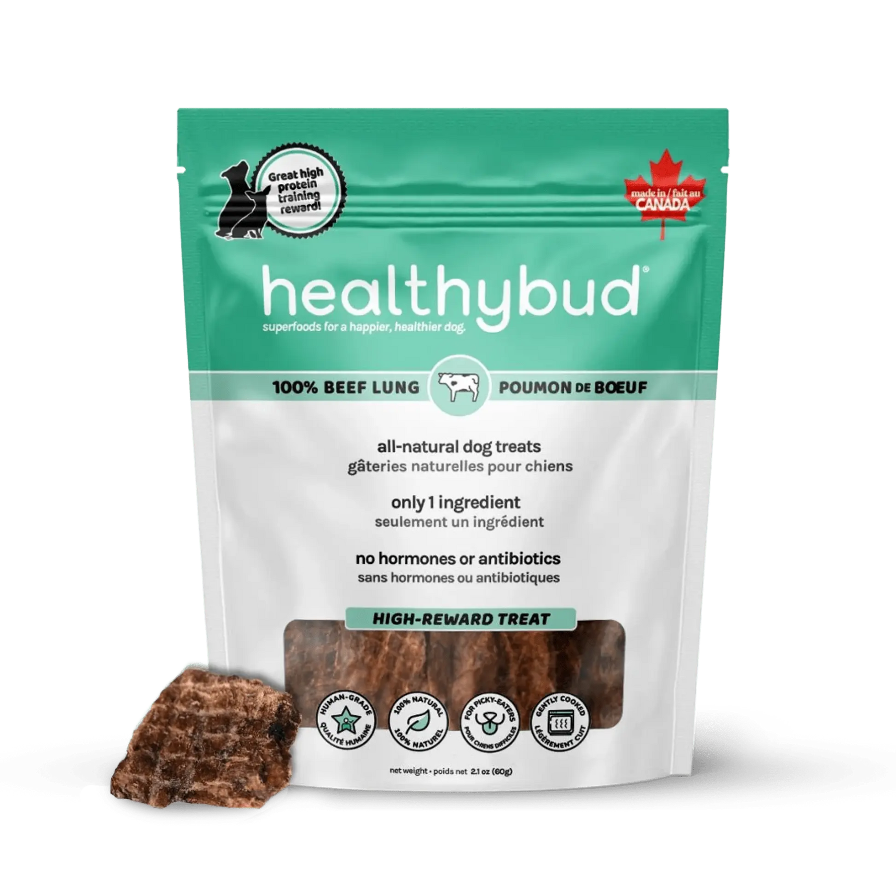 Beef Lung Wafers healthybud