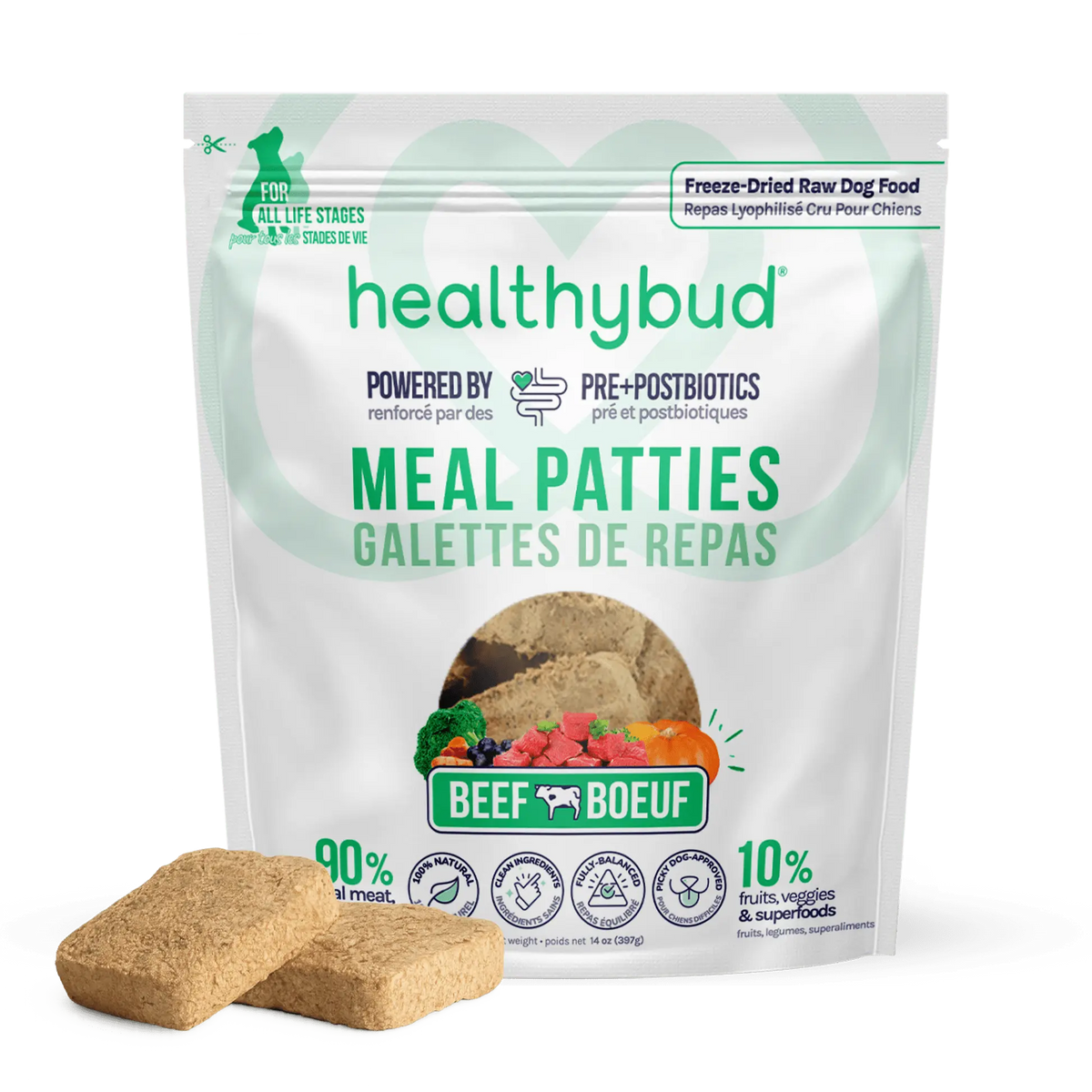Beef Meal Patties healthybud