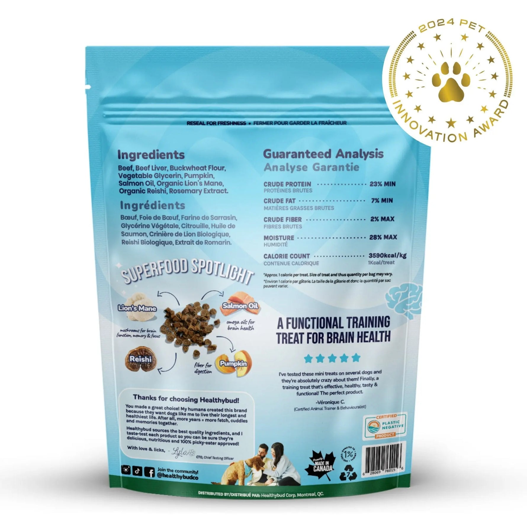 Beef Mini Training Treats healthybud