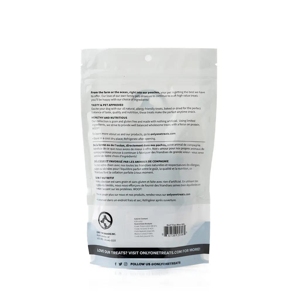 Beef Tripe Bites 100g Only One Treats