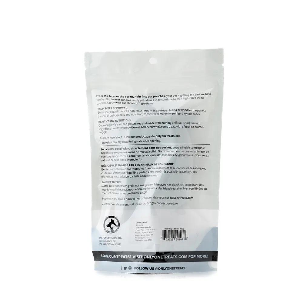 Beef Tripe Sticks 100g Only One Treats