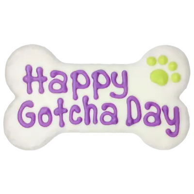Bosco and Roxy's - Happy Gotcha Day Bone - Dog Biscuits Bosco And Roxy