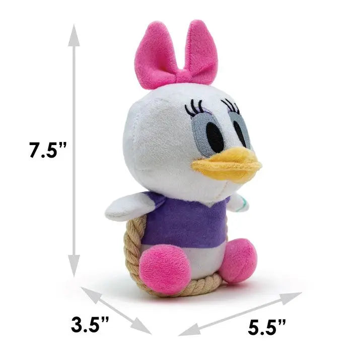 Buckle-Down- Disney Daisy Duck Chibi Sitting Pose- Dog toy Squeaker Plush - PAWMART.ca