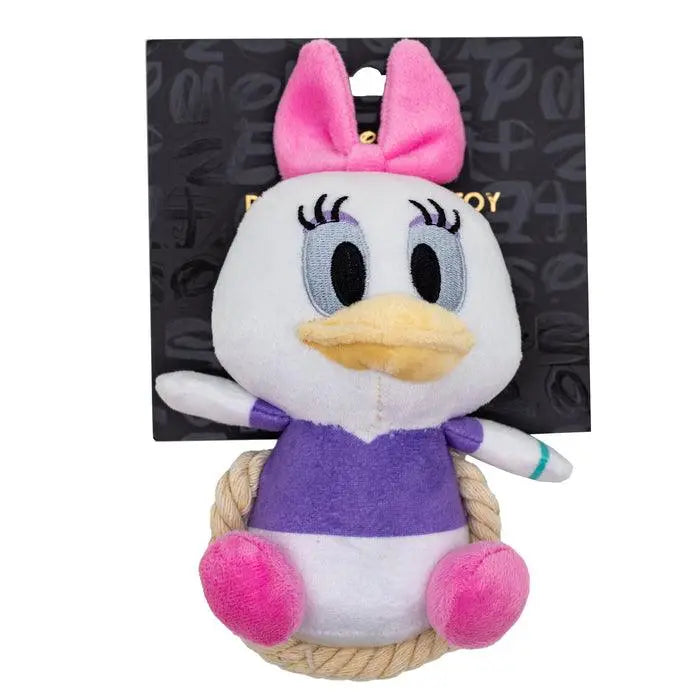 Buckle-Down- Disney Daisy Duck Chibi Sitting Pose- Dog toy Squeaker Plush - PAWMART.ca