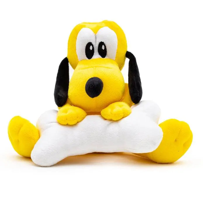 Buckle-Down- Disney Pluto With Bone Sitting Pose - Dog toy Squeaker Plush - PAWMART.ca