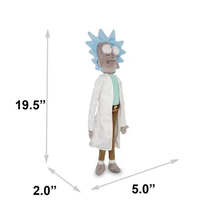 Buckle-Down- Rick and Morty Standing Rick Full Body Pose - Dog toy Squeaker Plush - PAWMART.ca