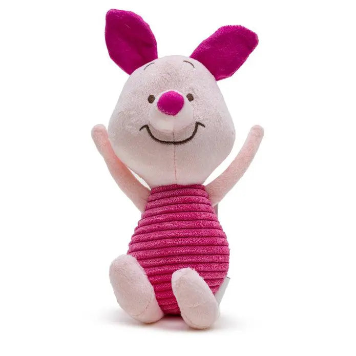 Buckle-Down- Winnie the Pooh Piglet Arms Up Sitting Pose - Dog toy Squeaker Plush - PAWMART.ca