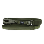 BullyBellows - 1.4M LIGHTER SWIVEL COMBAT LEAD | NEOPRENE LINED, SECURE RATED CLIP WITH SOFT HANDLE - KHAKI X KHAKI - PAWMART.ca