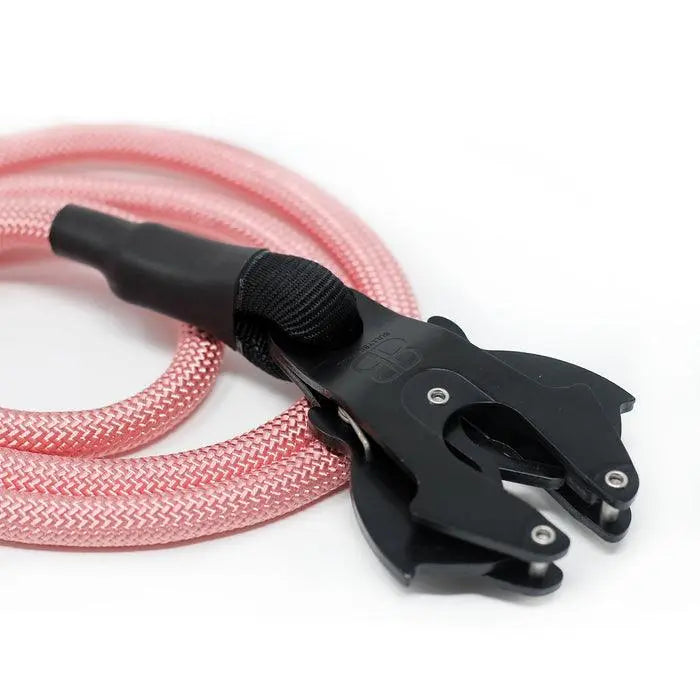 BullyBillows - 1.4M COMBAT ROPE LEAD - SECURE RATED CLIP - Pink - PAWMART.ca