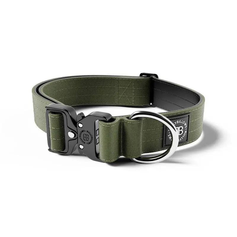 BullyBillows - 4CM COMBAT® COLLAR | RATED CLIP - NO HANDLE - Khaki - PAWMART.ca