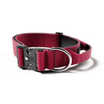 BullyBillows - 5CM COMBAT® COLLAR | WITH HANDLE & RATED CLIP - Burgundy - PAWMART.ca