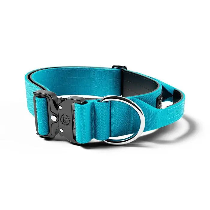 BullyBillows - 5CM COMBAT® COLLAR | WITH HANDLE & RATED CLIP - Light Blue - PAWMART.ca