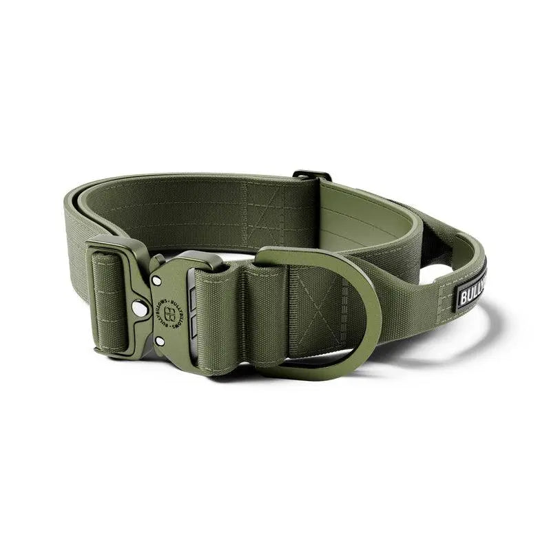 BullyBillows - 5CM LIGHTER COMBAT® COLLAR | WITH HANDLE RATED CLIP - KHAKI KHAKI - PAWMART.ca