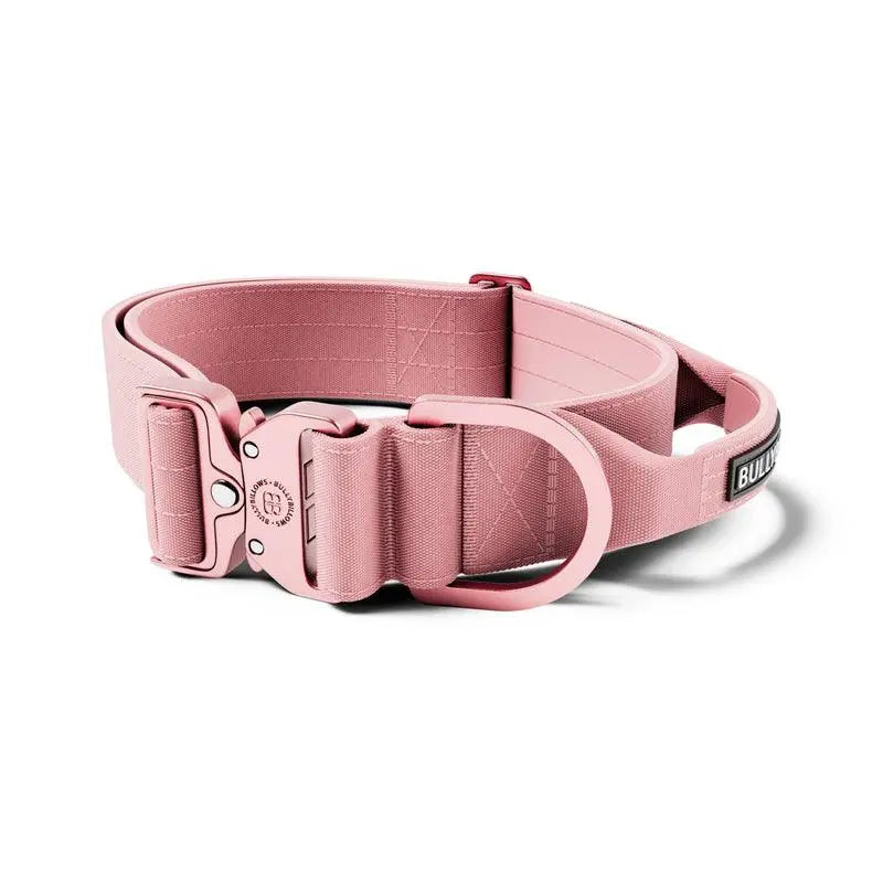 BullyBillows - 5CM LIGHTER COMBAT® COLLAR | WITH HANDLE RATED CLIP - PINK x PINK - PAWMART.ca