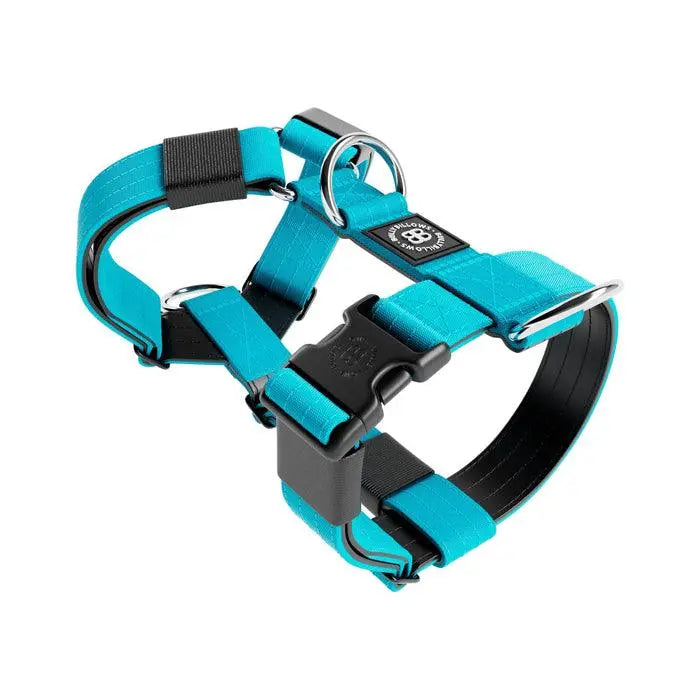 BullyBillows - TRI-HARNESS® | ANTI-PULL, ADJUSTABLE & DURABLE - DOG TRAINERS CHOICE - LIGHT BLUE V2.0 - PAWMART.ca