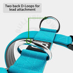 BullyBillows - TRI-HARNESS® | ANTI-PULL, ADJUSTABLE & DURABLE - DOG TRAINERS CHOICE - LIGHT BLUE V2.0 - PAWMART.ca