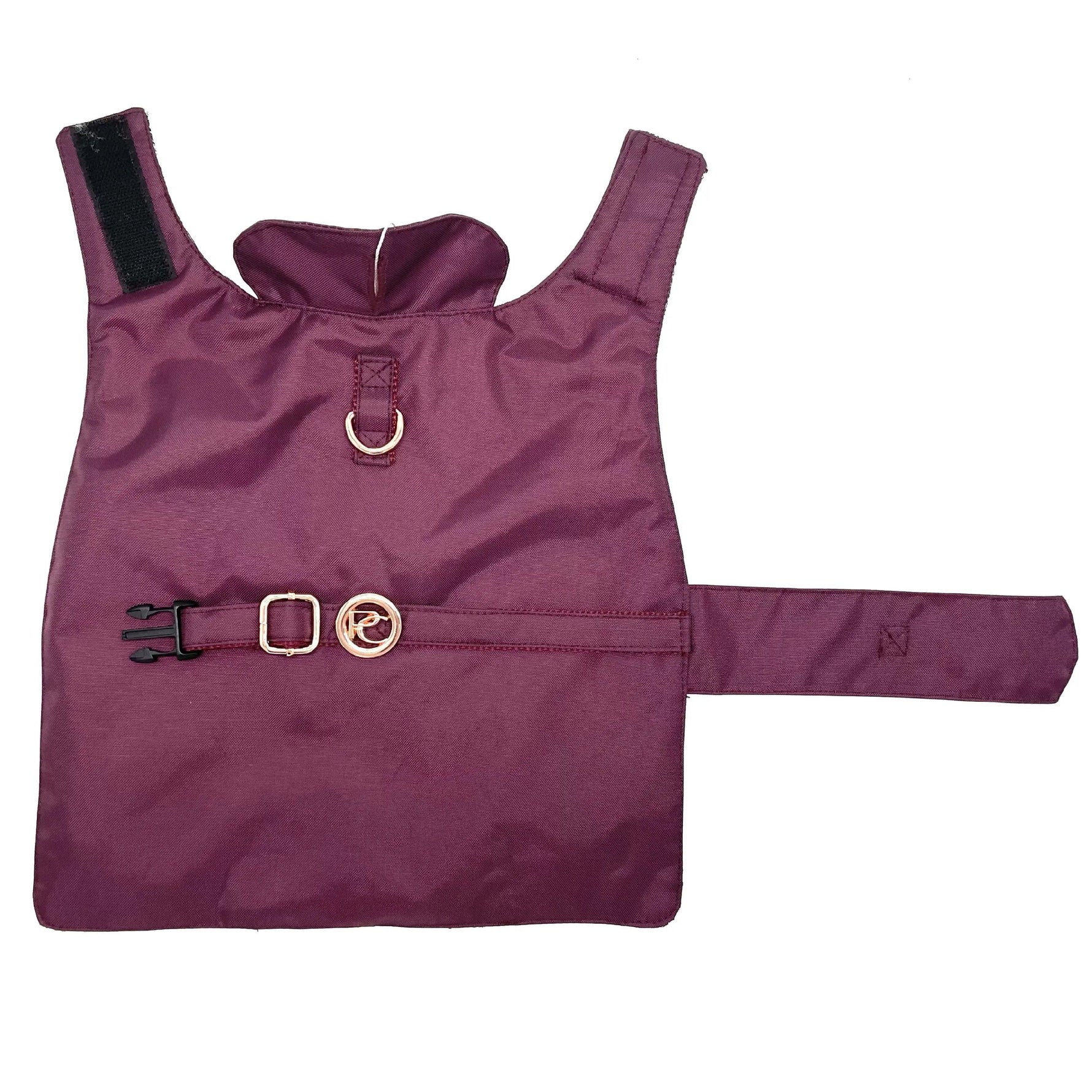 Burgundy Rain Jacket Puccissimé Pet Couture