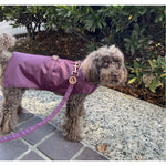 Burgundy Rain Jacket Puccissimé Pet Couture
