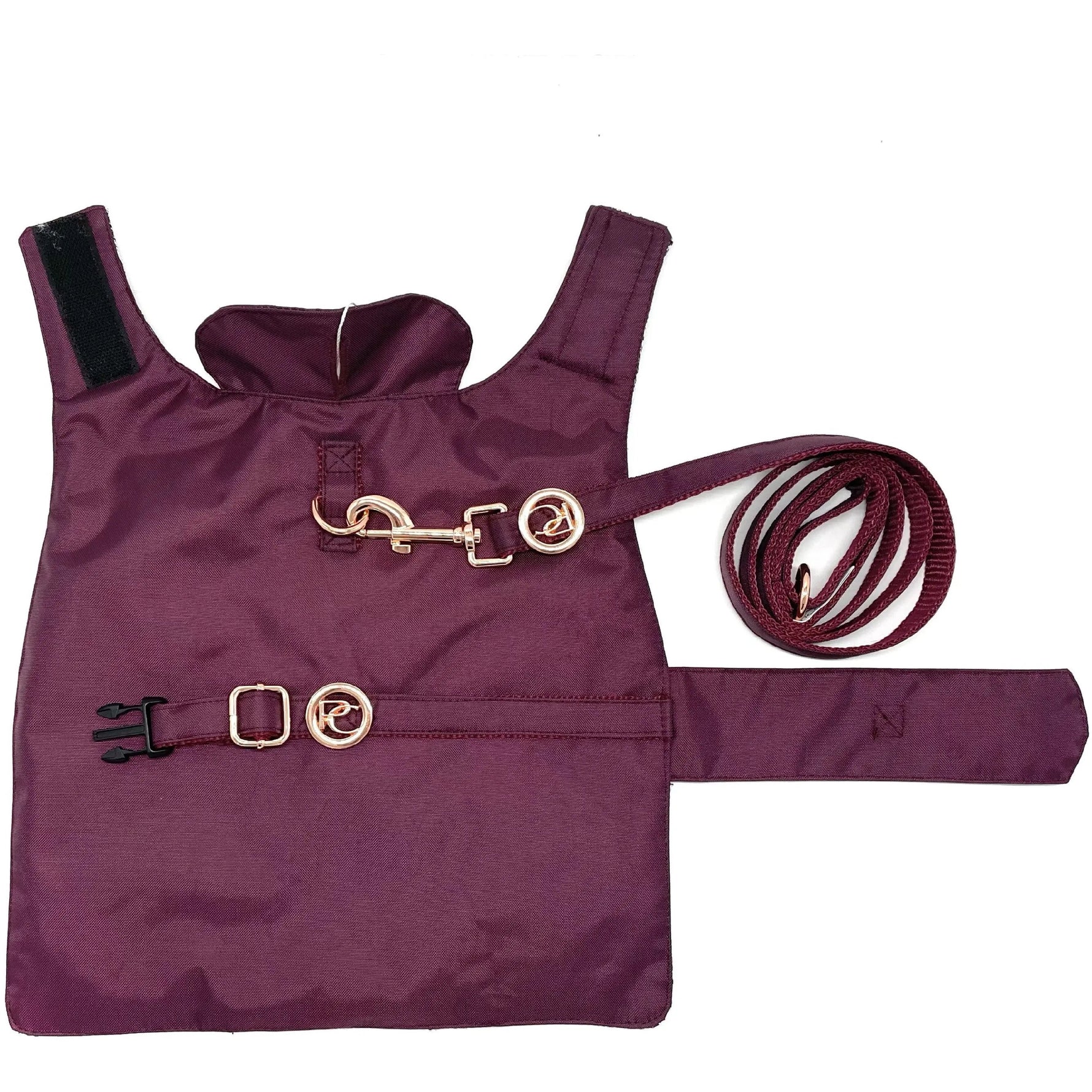 Burgundy Rain Jacket Puccissimé Pet Couture