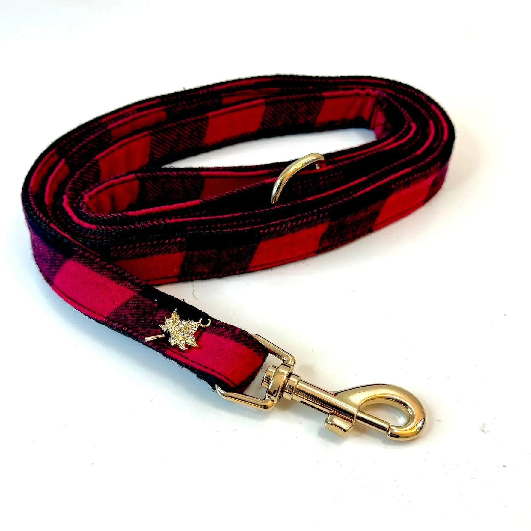 Canada leash with hands-free extension Puccissimé Pet Couture