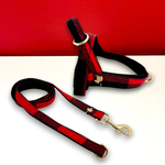Canada leash with hands-free extension Puccissimé Pet Couture