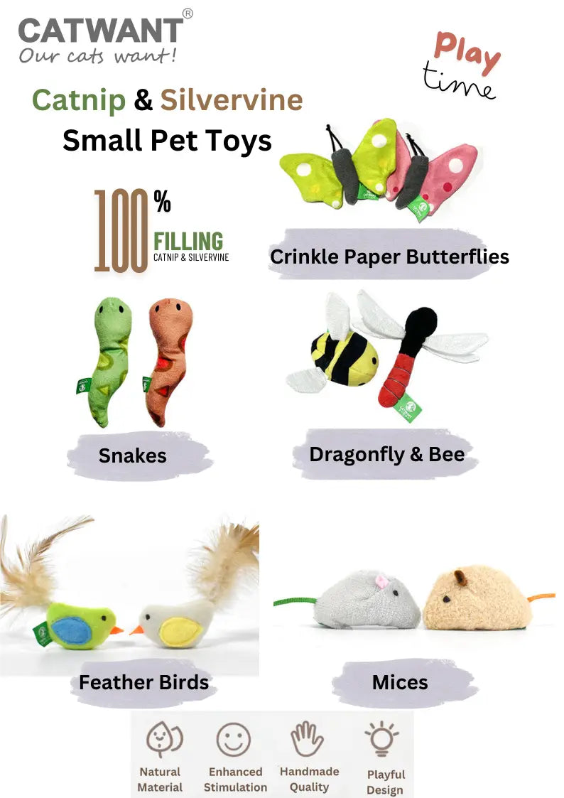 Catnip/Silvervine Small Pet Toys CATWANT