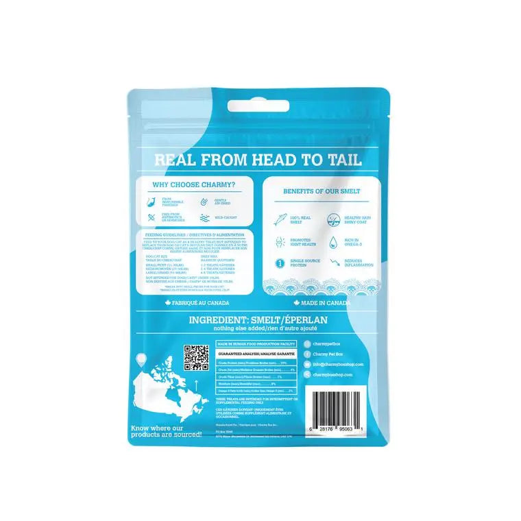 Charmy - Lake Smelt  - Treats for Dog and Cat - PAWMART.ca