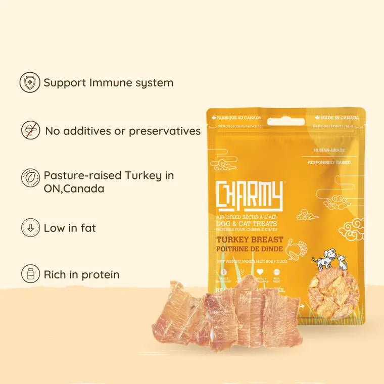 Charmy - Turkey Breast  - Treats for Dog and Cat Charmy